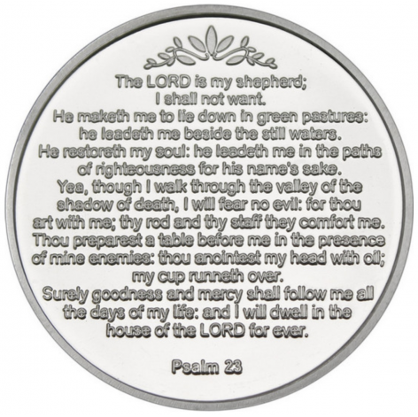 23rd Psalm Religious 1oz .999 Silver Medallion