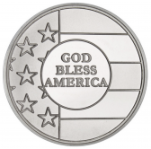 God Bless America 1oz .999 Silver Meda...