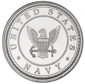 US Navy 1oz .999 Silver Medallion