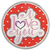 I Love You Valentines 1oz .999 Silver ...