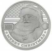 Patriotic Santa Claus 1oz .999 Silver ...